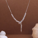 92.5 Silver Pave Pendant Chain